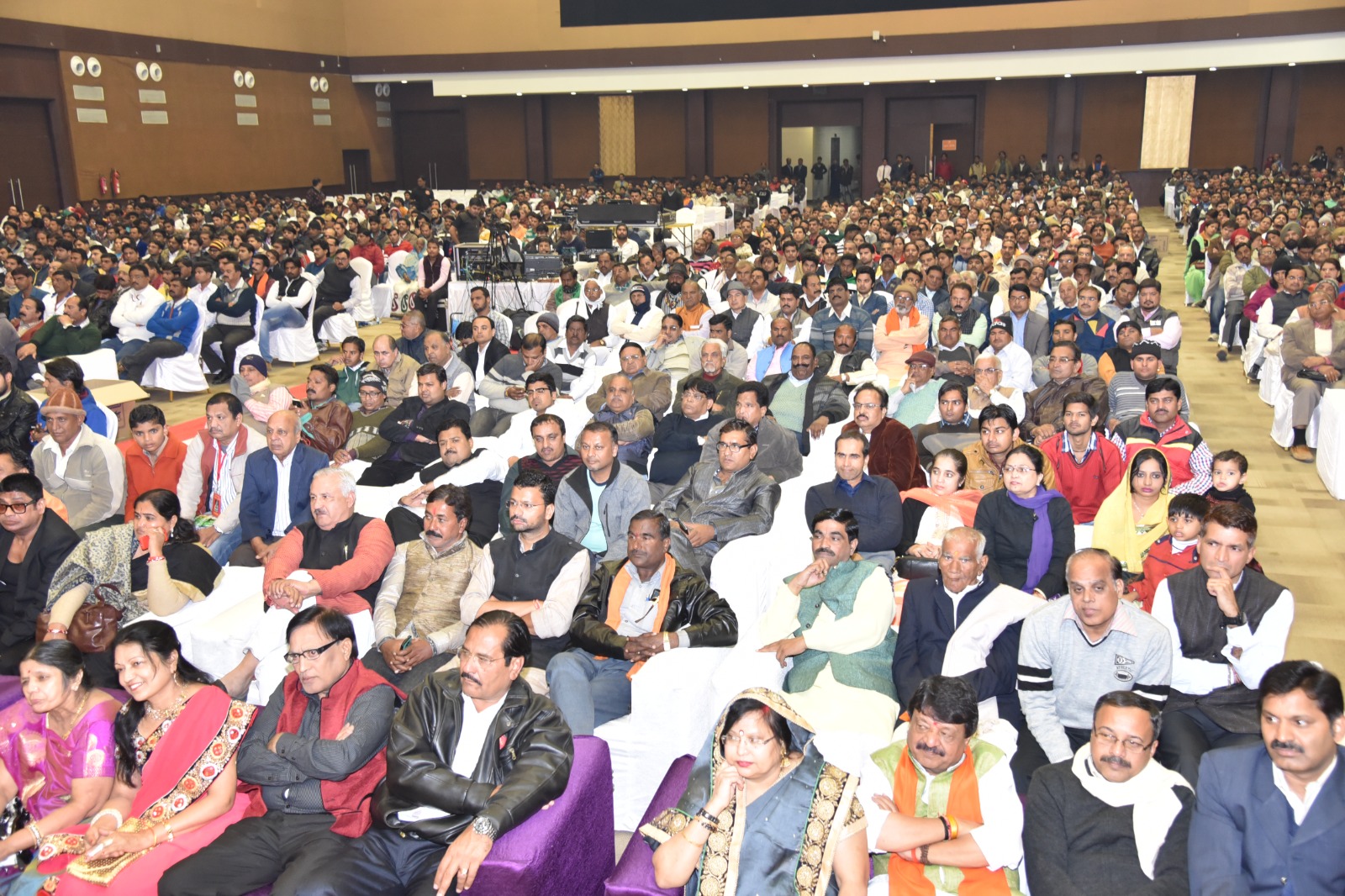 Large audience gathered at the book launch event